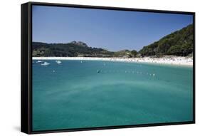 Rodas Beach, Cies Islands, Galicia, Spain, Europe-Matt Frost-Framed Stretched Canvas