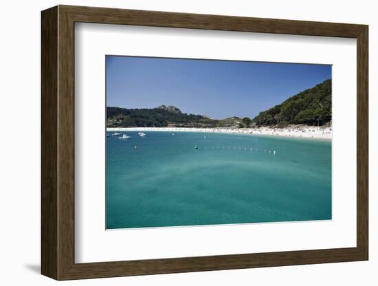 Rodas Beach, Cies Islands, Galicia, Spain, Europe-Matt Frost-Framed Photographic Print