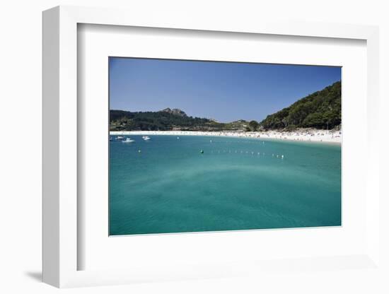 Rodas Beach, Cies Islands, Galicia, Spain, Europe-Matt Frost-Framed Photographic Print