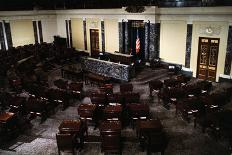 Empty Senate Chamber-Roddey Mims-Framed Photographic Print