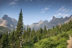 Bear Hat Mountain, Glacier National Park, Montana, USA-Roddy Scheer-Photographic Print