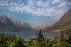 St. Mary Lake from Wild Goose Island Lookout, Glacier National Park, Montana, USA-Roddy Scheer-Photographic Print