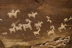 Ute Petroglyphs, Arches National Park, Utah, USA-Roddy Scheer-Photographic Print