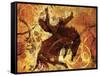 Rodeo 1-Sokol-Hohne-Framed Stretched Canvas