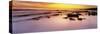 Rodeo Beach at sunrise, Golden Gate National Recreation Area, Marin County, California, USA-Panoramic Images-Stretched Canvas