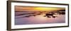 Rodeo Beach at sunrise, Golden Gate National Recreation Area, Marin County, California, USA-Panoramic Images-Framed Photographic Print
