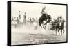 Rodeo Bronco Buster, Cheyenne, Wyoming-null-Framed Stretched Canvas