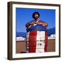 Rodeo Clown-Paul Souders-Framed Photographic Print