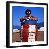 Rodeo Clown-Paul Souders-Framed Photographic Print