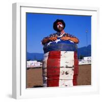 Rodeo Clown-Paul Souders-Framed Photographic Print