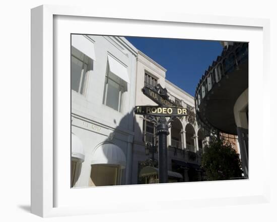 Rodeo Drive, Beverly Hills, California, USA-Ethel Davies-Framed Photographic Print