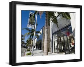 Rodeo Drive, Beverly Hills, California, USA-Ethel Davies-Framed Photographic Print