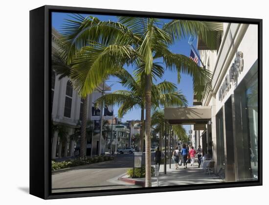 Rodeo Drive, Beverly Hills, California, USA-Ethel Davies-Framed Stretched Canvas