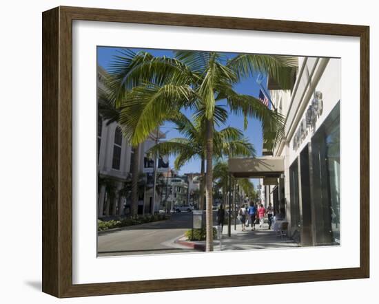 Rodeo Drive, Beverly Hills, California, USA-Ethel Davies-Framed Photographic Print