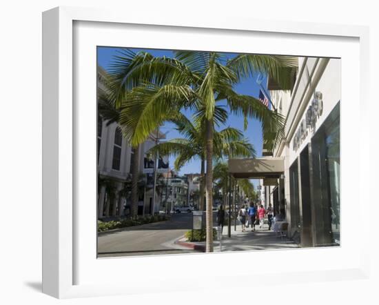 Rodeo Drive, Beverly Hills, California, USA-Ethel Davies-Framed Photographic Print