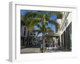 Rodeo Drive, Beverly Hills, California, USA-Ethel Davies-Framed Photographic Print