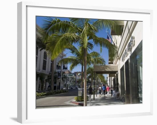 Rodeo Drive, Beverly Hills, California, USA-Ethel Davies-Framed Photographic Print