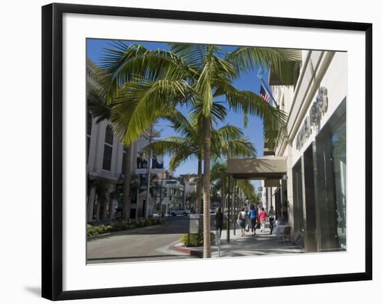 Rodeo Drive, Beverly Hills, California, USA-Ethel Davies-Framed Photographic Print