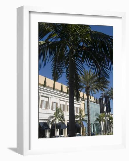 Rodeo Drive, Beverly Hills, California, USA-Ethel Davies-Framed Photographic Print