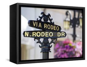 Rodeo Drive, Beverly Hills, Los Angeles, California, United States of America, North America-Gavin Hellier-Framed Stretched Canvas