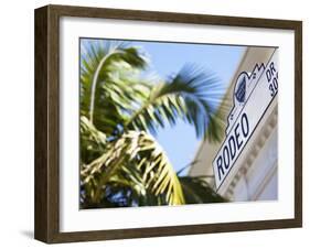 Rodeo Drive, Beverly Hills, Los Angeles, California, United States of America, North America-Gavin Hellier-Framed Photographic Print