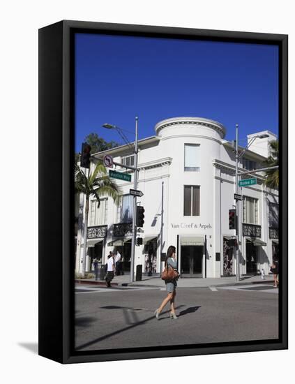 Rodeo Drive, Beverly Hills, Los Angeles, California, Usa-Wendy Connett-Framed Stretched Canvas