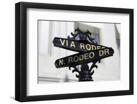 Rodeo Drive, Beverly Hills, Los Angeles, California-Wendy Connett-Framed Photographic Print