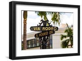 Rodeo Drive Beverly Hills USA-null-Framed Art Print