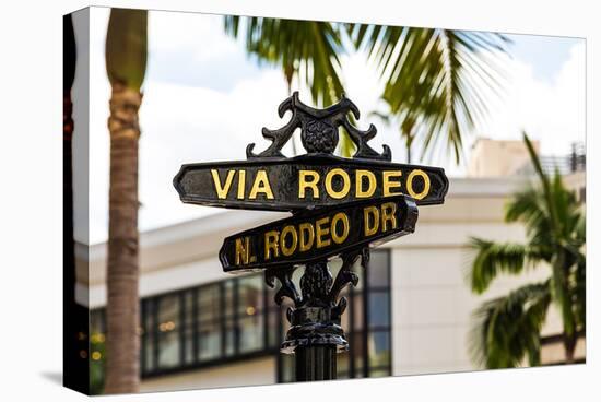 Rodeo Drive Beverly Hills USA-null-Stretched Canvas