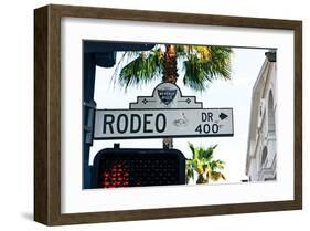 Rodeo Drive Hollywood-null-Framed Art Print