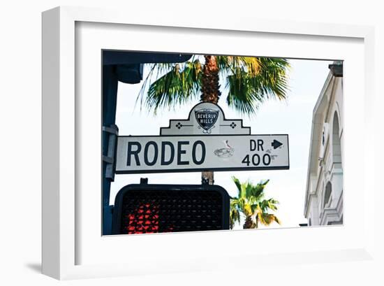 Rodeo Drive Hollywood-null-Framed Art Print