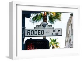 Rodeo Drive Hollywood-null-Framed Art Print