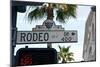 Rodeo Drive Sign Beverly Hills-null-Mounted Art Print