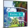 Rodeo Drive Sign Beverly Hills-null-Mounted Art Print