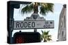 Rodeo Drive Sign Beverly Hills-null-Stretched Canvas