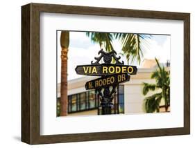 Rodeo Drive-null-Framed Art Print