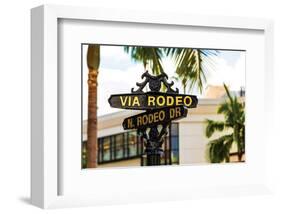 Rodeo Drive-null-Framed Art Print