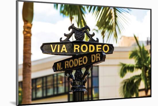 Rodeo Drive-null-Mounted Art Print