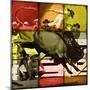 Rodeo in Tiles-null-Mounted Giclee Print