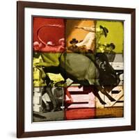 Rodeo in Tiles-null-Framed Giclee Print