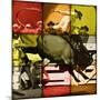 Rodeo in Tiles-null-Mounted Giclee Print