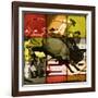 Rodeo in Tiles-null-Framed Giclee Print