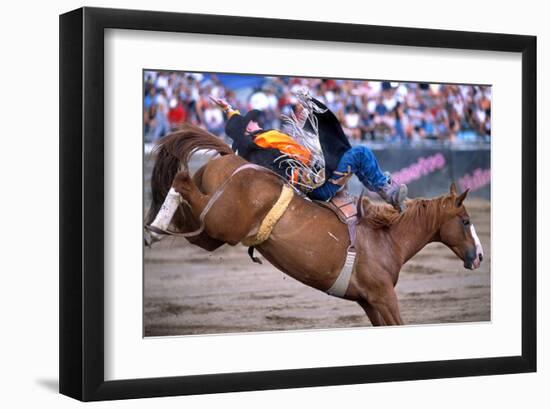 Rodeo in Valleyfield, Quebec, Canada-null-Framed Art Print