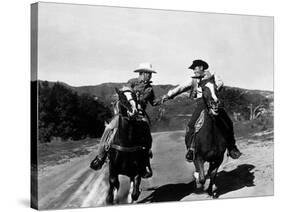 Rodeo King and the Senorita De Philip Ford Avec Buddy Ebsen 1951-null-Stretched Canvas