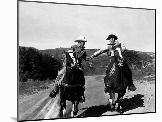 Rodeo King and the Senorita De Philip Ford Avec Buddy Ebsen 1951-null-Mounted Photo