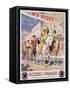 Rodeo Parade Northern Pacific Railroad Poster-Edward Brener-Framed Stretched Canvas