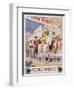 Rodeo Parade Northern Pacific Railroad Poster-Edward Brener-Framed Giclee Print