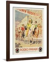 Rodeo Parade-null-Framed Giclee Print