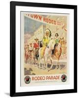 Rodeo Parade-null-Framed Giclee Print