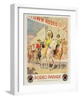 Rodeo Parade-null-Framed Giclee Print